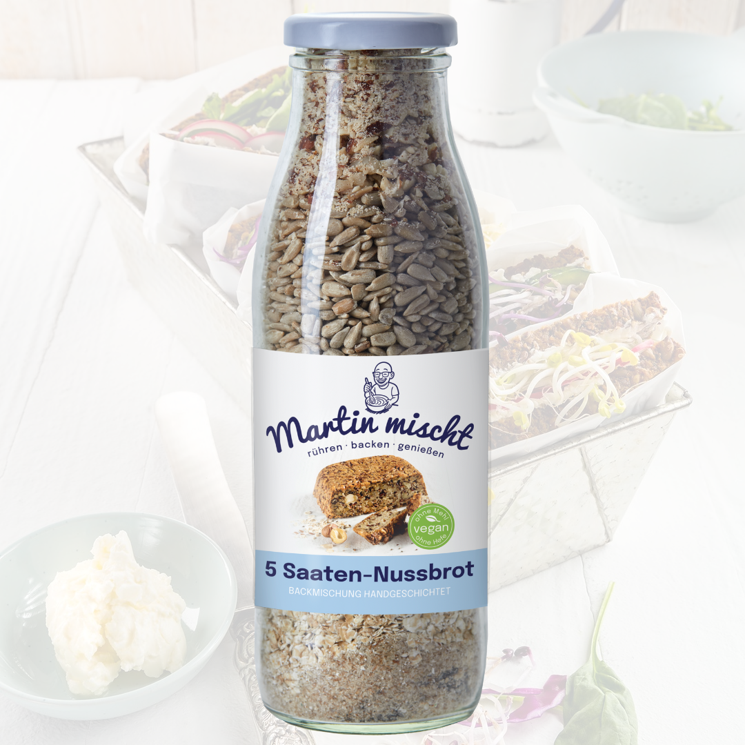 5 Saaten-Nussbrot Backmischung