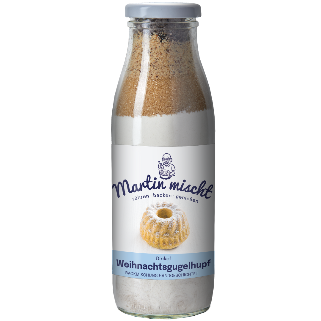 Dinkel-Weihnachtsgugelhupf Backmischung