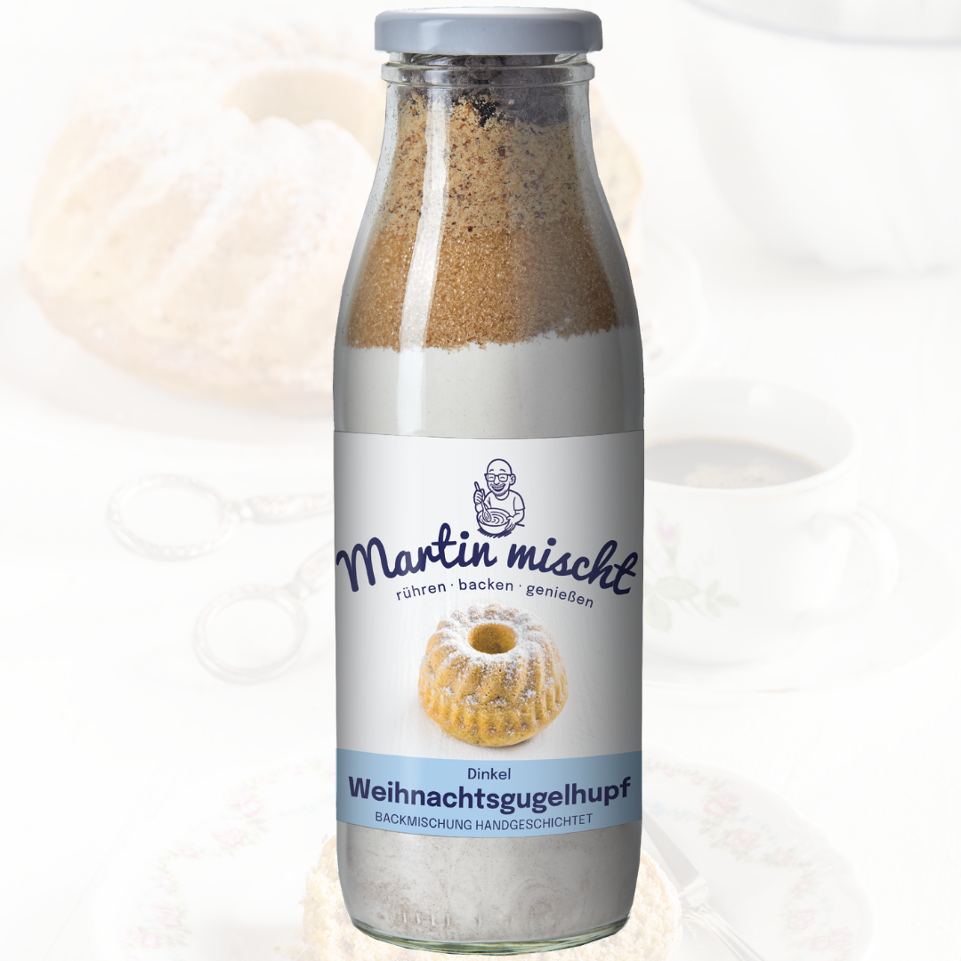 Dinkel-Weihnachtsgugelhupf Backmischung