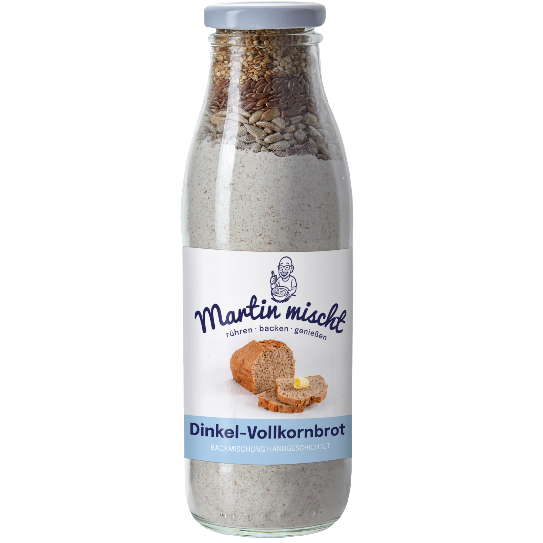 Dinkel-Vollkornbrot Backmischung